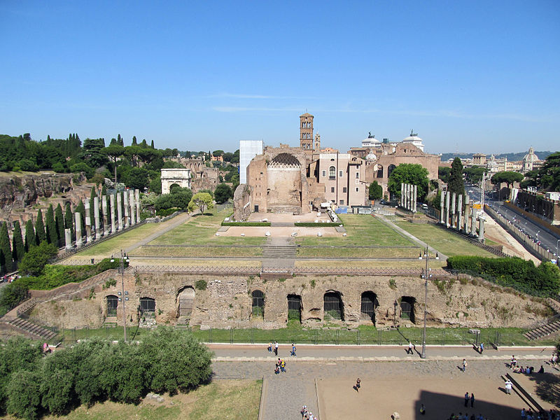 il tempio di Venere e Roma costruito da Adriano