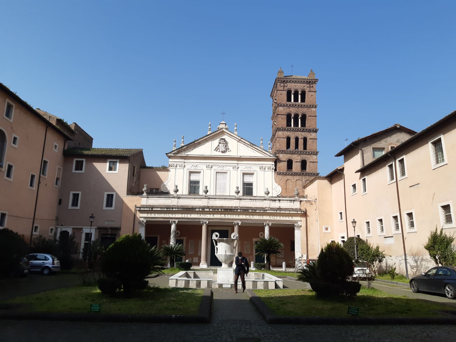 visita guidata sotterranea Santa Cecilia in Trastevere Roma